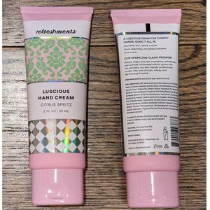 Two Refreshments Citrus Sprtiz Luscious Hand Cream